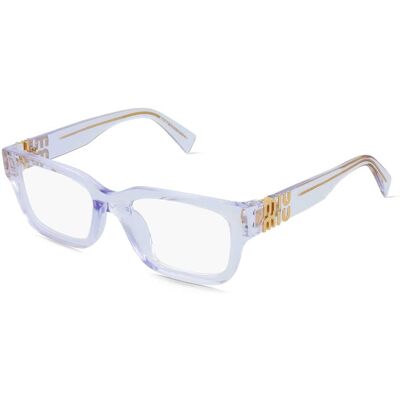 Miu Miu 0MU 02YV Damen-Brille inkl. Gläser Vollrand Eckig Acetat-Gestell 51/20/140, weiß Miu Miu 0MU 02YV Damen-Brille inkl. Gläser Vollrand Eckig Acetat-Gestell 51/20/140, weiß