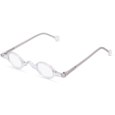 Fielmann INTERIM 001 FA Unisex-Brille Vollrand Rund TR90-Gestell, transparent Fielmann INTERIM 001 FA Unisex-Brille Vollrand Rund TR90-Gestell, transparent