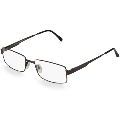 Fielmann OPH 9709 MOD FLEX CL Herren-Brille inkl. Gläser Vollrand Quadratisch Metall-Gestell 55/18/140, grau Fielmann OPH 9709 MOD FLEX CL Herren-Brille inkl. Gläser Vollrand Quadratisch Metall-Gestell 55/18/140, grau