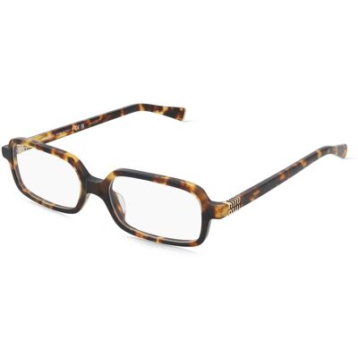 Miu Miu 0MU 01YV Damen-Brille inkl. Gläser Vollrand Eckig Acetat-Gestell 51/16/140, gelb Miu Miu 0MU 01YV Damen-Brille inkl. Gläser Vollrand Eckig Acetat-Gestell 51/16/140, gelb