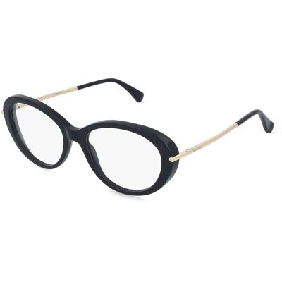 Max Mara MM5227 Damen-Brille inkl. Gläser Vollrand Geometrisch Acetat-Gestell 54/17/140, schwarz Max Mara MM5227 Damen-Brille inkl. Gläser Vollrand Geometrisch Acetat-Gestell 54/17/140, schwarz