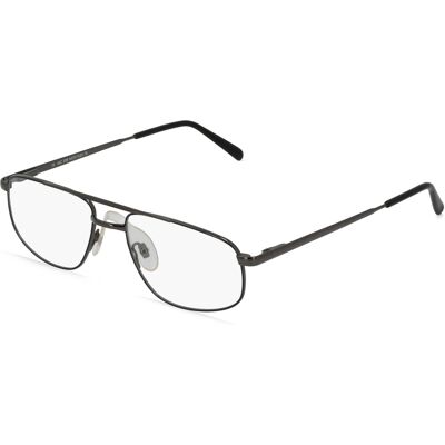 Fielmann MC 338 MOD FLEX TR Herren-Brille inkl. Gläser Vollrand Quadratisch Metall-Gestell 56/18/145, grau Fielmann MC 338 MOD FLEX TR Herren-Brille inkl. Gläser Vollrand Quadratisch Metall-Gestell 56/18/145, grau