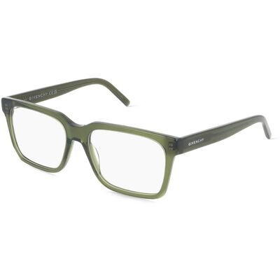 Givenchy GV50043I Damen-Brille inkl. Gläser Vollrand Quadratisch Acetat-Gestell 55/17/145, grün Givenchy GV50043I Damen-Brille inkl. Gläser Vollrand Quadratisch Acetat-Gestell 55/17/145, grün