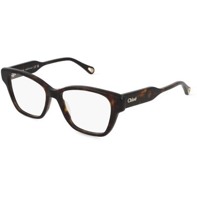 Chloé CH0200O Unisex-Brille inkl. Gläser Vollrand Butterfly Acetat-Gestell 51/15/140, braun Chloé CH0200O Unisex-Brille inkl. Gläser Vollrand Butterfly Acetat-Gestell 51/15/140, braun