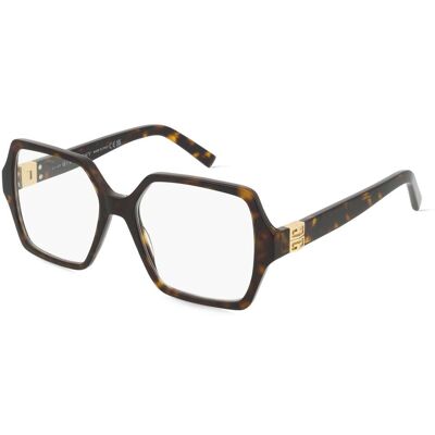 Givenchy GV50050I Damen-Brille inkl. Gläser Vollrand Quadratisch Kunststoff-Gestell 54/16/135, braun Givenchy GV50050I Damen-Brille inkl. Gläser Vollrand Quadratisch Kunststoff-Gestell 54/16/135, braun