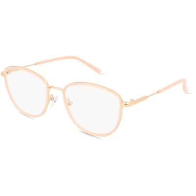 Fielmann BD 497 MOD FA Damen-Brille inkl. Gläser Vollrand Butterfly Edelstahl-Gestell 53/18/135, gold Fielmann BD 497 MOD FA Damen-Brille inkl. Gläser Vollrand Butterfly Edelstahl-Gestell 53/18/135, gold