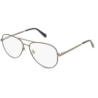 Fossil 7206G Herren-Brille inkl. Gläser Vollrand Pilot Edelstahl-Gestell 56/15/145, schwarz Fossil 7206G Herren-Brille inkl. Gläser Vollrand Pilot Edelstahl-Gestell 56/15/145, schwarz