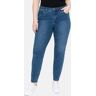 Sheego Slim Jeans mit vorverlegter Teilungsnaht, blue Denim, Gr.40-58