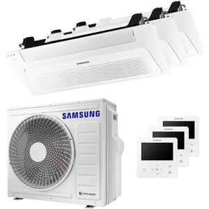 Samsung Air Conditioner Cassette WindFree 1 Way Trial Split 12000 + 12000 + 12000 BTU Inverter A++ Außengerät 6,8 kW