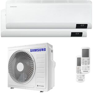 Samsung Cebu Wi-Fi Dual-Split-Klimaanlage 12000 + 24000 BTU Inverter A++ WLAN-Außengerät 8,0 kW