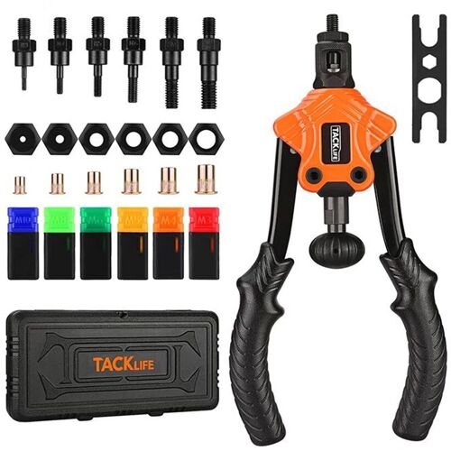 TACKLIFE HHNP2B Handnietwerkzeug Rivnut Handnietwerkzeug für Muttern M3, M4, M5, M8, M10