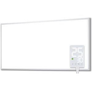 Heidenfeld Home & Living Heidenfeld Infrarotheizung HF-HP100-3, m. Thermostat, weiß, 300-1200 Watt, 10 J. Garantie (1000 Watt)