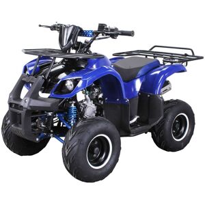 Actionbikes Motors Benzin-Kinderquad S-8 Farmer, 125 ccm, ATV, Not-Aus-Leine, Automatik, Alarmanlage, Scheibenbremse (Blau)