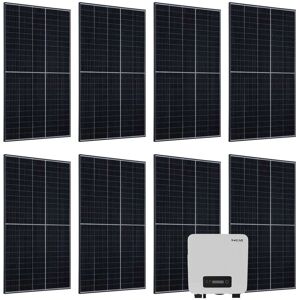 Vorverkauf: Juskys Solaranlage Set 3000 W Photovoltaik Anlage 8 Solarmodule, Wechselrichter und WLAN