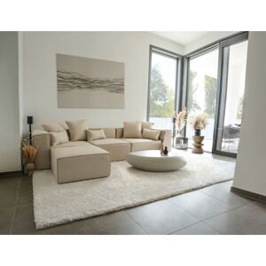Home Deluxe Modulares Sofa VERONA -versch. Ausführungen. L beige