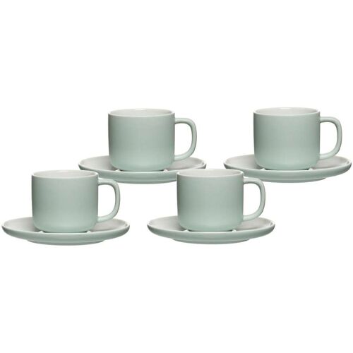 Ritzenhoff & Breker Kaffeetassen mit Untertassen Jasper 240 ml 4er Set