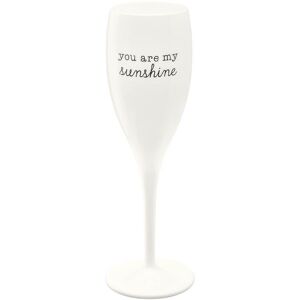 Koziol Sektglas Superglas mit Druck CHEERS NO. 1 100 ml