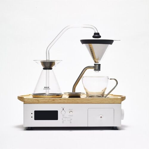 BARISIEUR Design Kaffeemaschine Tee Timer weiß