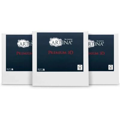 Artina Keilrahmen Leinwand Premium 3D 70x100cm 3er Set 380 g/m² Artina Keilrahmen Leinwand Premium 3D 70x100cm 3er Set 380 g/m²