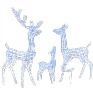 vidaXL Acryl Rentierfamilie Weihnachtsdekoration - Weihnachtsdekoration vidaXL Acryl Rentierfamilie Weihnachtsdekoration - Weihnachtsdekoration