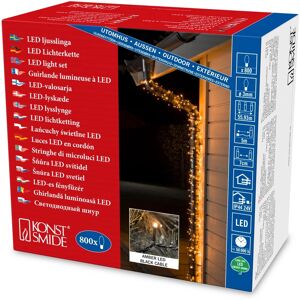 Konstsmide Micro LED Lichterkette 800 bernsteinfarbene Dioden Konstsmide Micro LED Lichterkette 800 bernsteinfarbene Dioden