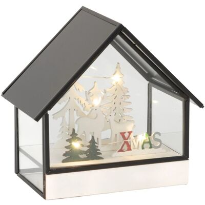 Weihnachtslaterne Holzsockel - Laterne Weihnachtslaterne Holzsockel - Laterne