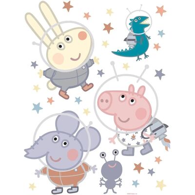 Sanders & Sanders Wandtattoo Peppa Wutz Multicolor 85 x 65 cm 601361 Sanders & Sanders Wandtattoo Peppa Wutz Multicolor 85 x 65 cm 601361
