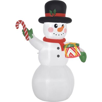 Outsunny Aufblasbar Weihnachtsdeko Schneemann mit LED-Beleuchtung Gartendeko Outsunny Aufblasbar Weihnachtsdeko Schneemann mit LED-Beleuchtung Gartendeko