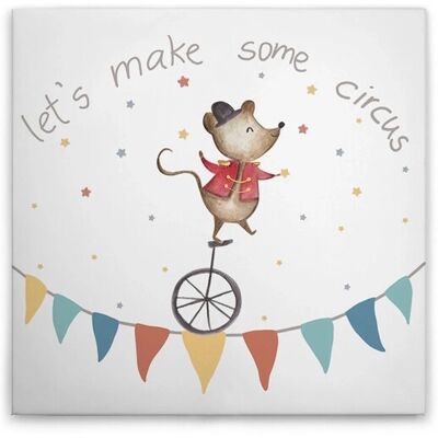Tadessi Leinwandbild - M1-No.50564 - Zirkus Wimpel - 40 x 40 cm - Quadratisch Tadessi Leinwandbild - M1-No.50564 - Zirkus Wimpel - 40 x 40 cm - Quadratisch