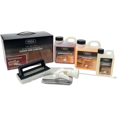 Woca Pflegebox mit Intensivreiniger Seife Pflegeöl Natur & Zubehör Woca Pflegebox mit Intensivreiniger Seife Pflegeöl Natur & Zubehör