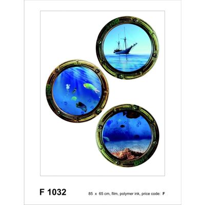 Sanders & Sanders Wandtattoo Meerblick Blau 65 x 85 cm 600267 Sanders & Sanders Wandtattoo Meerblick Blau 65 x 85 cm 600267