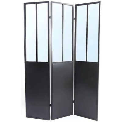 Vente-unique Paravent Coventry Schwarz 122 cm Vente-unique Paravent Coventry Schwarz 122 cm