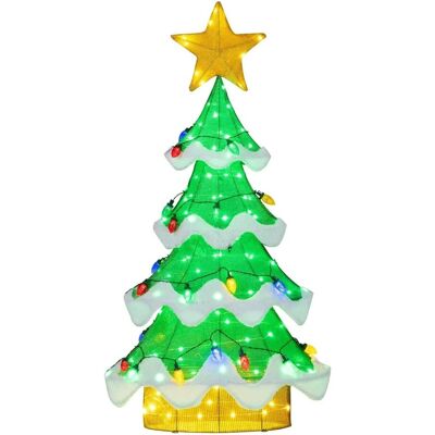 Costway Led Weihnachtsbaum Beleuchtete Weihnachtsdeko 130 cm Costway Led Weihnachtsbaum Beleuchtete Weihnachtsdeko 130 cm