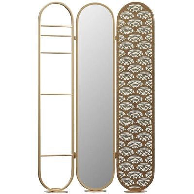 Vente-unique Paravent Mavica Goldfarben 117 cm Vente-unique Paravent Mavica Goldfarben 117 cm