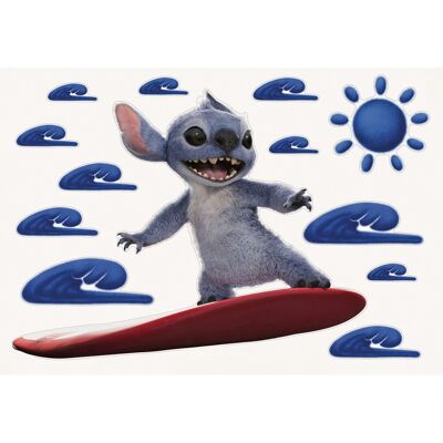 Komar Deko-Sticker Disney Stitch Live Action Hit the Waves 50 cm x 70 cm Komar Deko-Sticker Disney Stitch Live Action Hit the Waves 50 cm x 70 cm