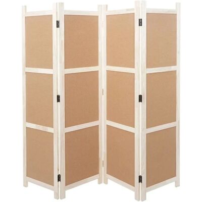 MCW Paravent G52 Braun 4 Panele 166x160cm MCW Paravent G52 Braun 4 Panele 166x160cm