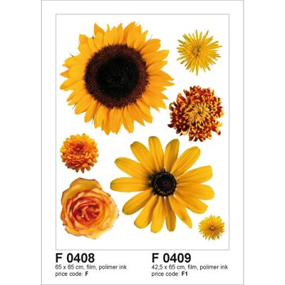 Sanders & Sanders Wandtattoo Blumen Gelb 65 x 85 cm 600251 Sanders & Sanders Wandtattoo Blumen Gelb 65 x 85 cm 600251