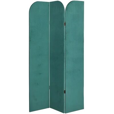 Vente-unique Paravent Velvet Grün 120 cm Vente-unique Paravent Velvet Grün 120 cm