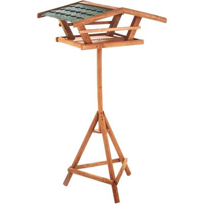 Kobolo Vogelhaus Futterhaus BIRD mit Ständer aus Holz 65x53x126 cm Kobolo Vogelhaus Futterhaus BIRD mit Ständer aus Holz 65x53x126 cm