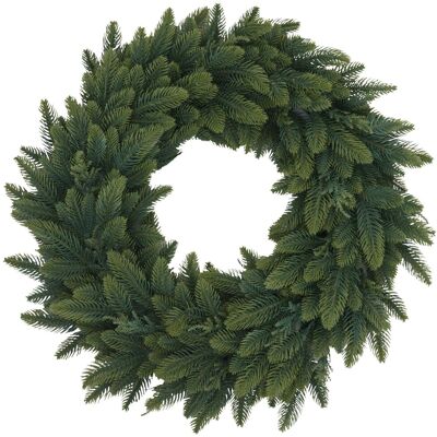 MCW Künstlicher Kranz O98 Deko Künstlich Ø 60cm Grüne Tanne MCW Künstlicher Kranz O98 Deko Künstlich Ø 60cm Grüne Tanne