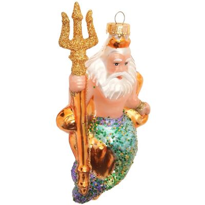 Krebs Glas Lauscha Baumschmuck Neptun Mehrfarbig 15cm Krebs Glas Lauscha Baumschmuck Neptun Mehrfarbig 15cm