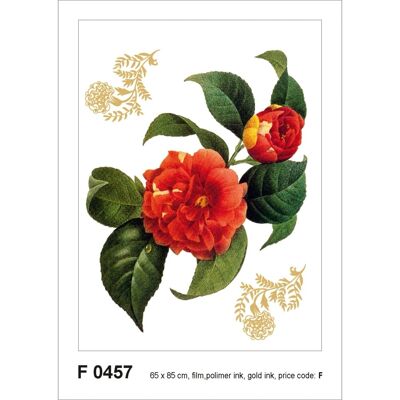 Sanders & Sanders Wandtattoo Blumen Rot und Grün 65 x 85 cm 600258 Sanders & Sanders Wandtattoo Blumen Rot und Grün 65 x 85 cm 600258