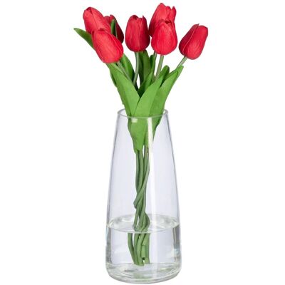 Relaxdays Glasvase - 21,5x15cm - Transparent Dekoration Relaxdays Glasvase - 21,5x15cm - Transparent Dekoration