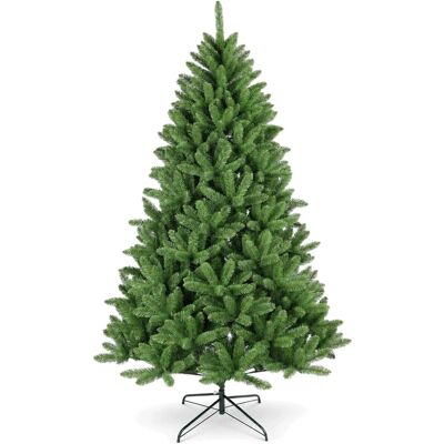 KARAT Künstlicher Weihnachtsbaum Evergreen PVC Dichte Fichtenoptik mit Metallständer 180 cm KARAT Künstlicher Weihnachtsbaum Evergreen PVC Dichte Fichtenoptik mit Metallständer 180 cm
