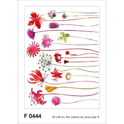Sanders & Sanders Blumen Wandbild - Umweltfreundliches Vinyl - 65x85cm Sanders & Sanders Blumen Wandbild - Umweltfreundliches Vinyl - 65x85cm