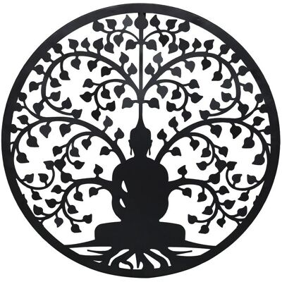 Lex XXL Buddha Lebensbaum aus Metall Wanddeko Dekoration Wandbild Wandschmuck Lex XXL Buddha Lebensbaum aus Metall Wanddeko Dekoration Wandbild Wandschmuck