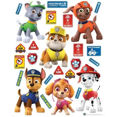 Sanders & Sanders Wandtattoo Paw Patrol Rot Gelb und Grün 65 x 85 cm 600177 Sanders & Sanders Wandtattoo Paw Patrol Rot Gelb und Grün 65 x 85 cm 600177