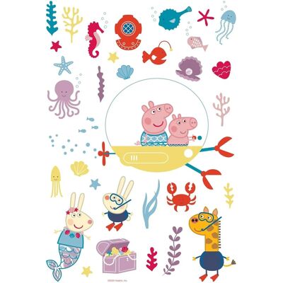 Sanders & Sanders Wandtattoo Peppa Wutz Multicolor 65 x 42.5 cm 601349 Sanders & Sanders Wandtattoo Peppa Wutz Multicolor 65 x 42.5 cm 601349
