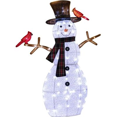 Costway Led Schneemann Deko Weihnachtsfigur Weihnachtsbeleuchtung Costway Led Schneemann Deko Weihnachtsfigur Weihnachtsbeleuchtung