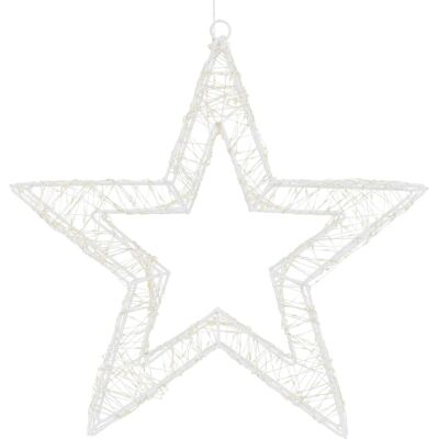 ECD Germany LED-Weihnachtsstern 50cm mit 1440 Warmweiß LEDs und Timer ECD Germany LED-Weihnachtsstern 50cm mit 1440 Warmweiß LEDs und Timer